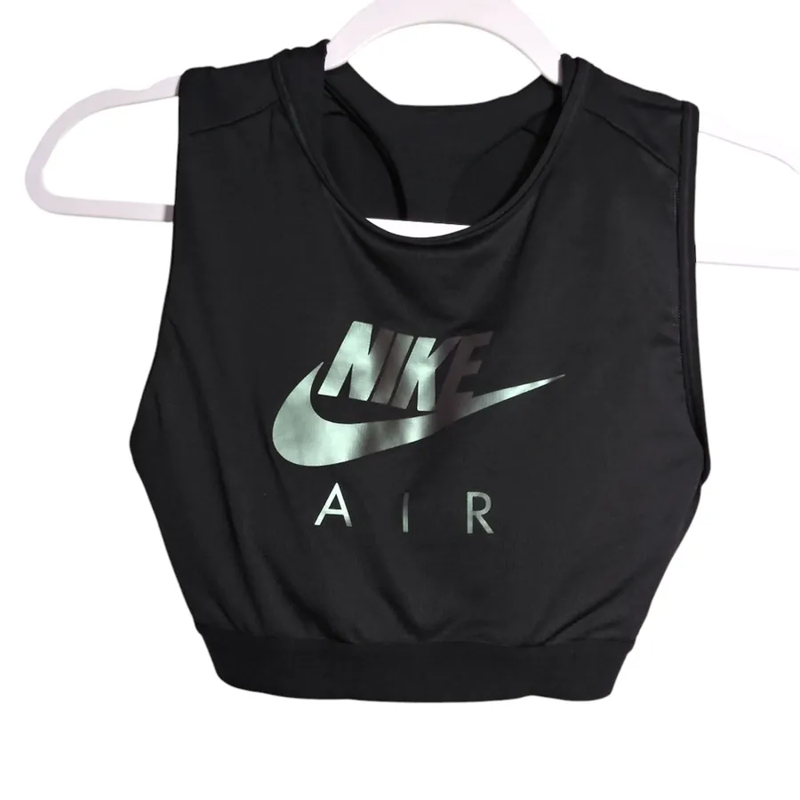 Nike Air Swoosh Women's Medium-Support High-Neck Sports Bra Athletic Size M