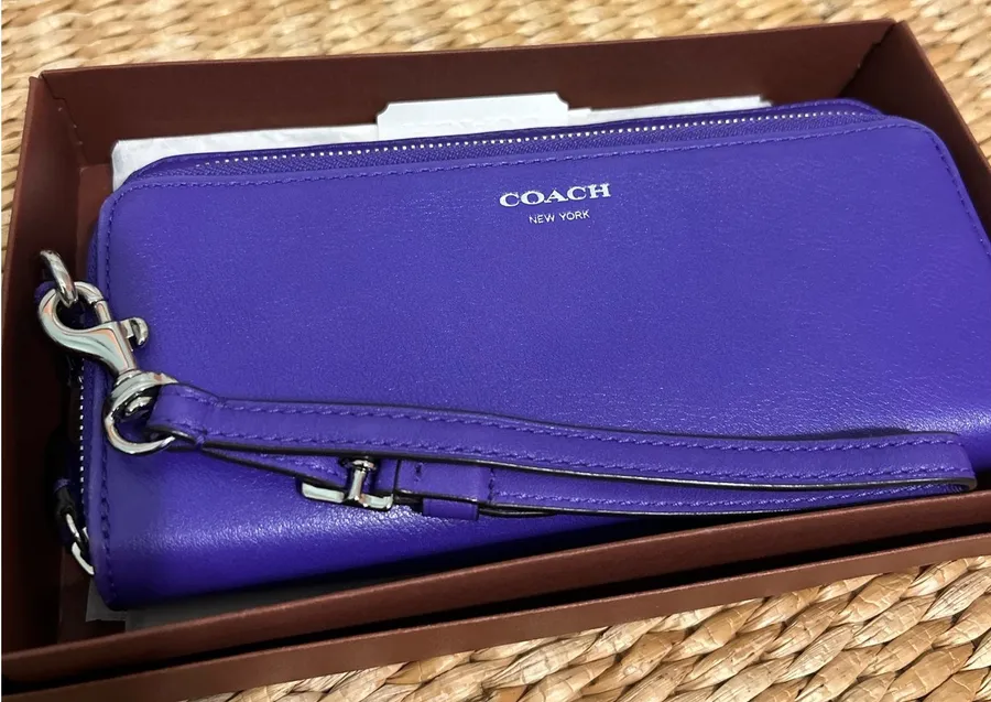 Coach Leather Wallet.