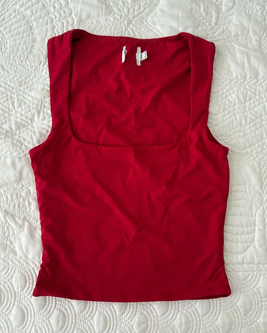 Zoe red tank