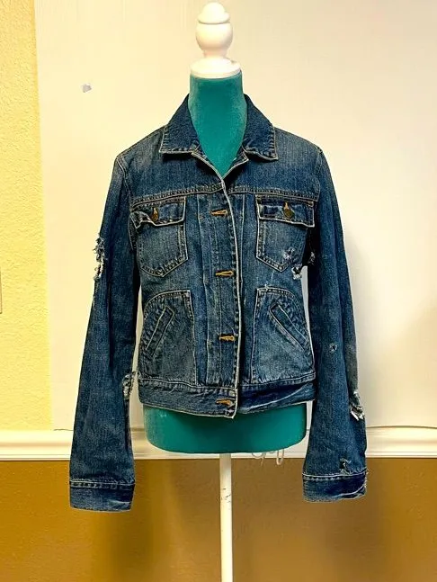 American Living Denim Jacket – Blue, Women’s Size Large