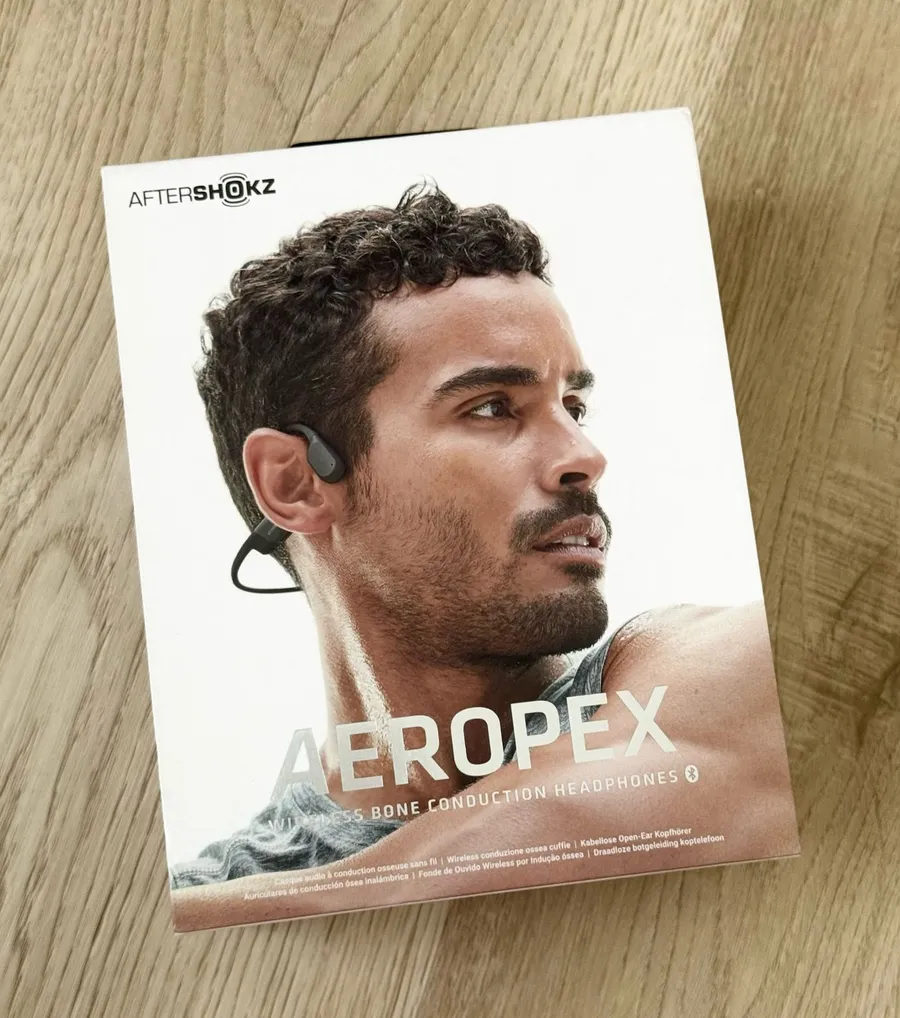 Aftershokz Aeropex Wireless Bone Conduction Headphones Black