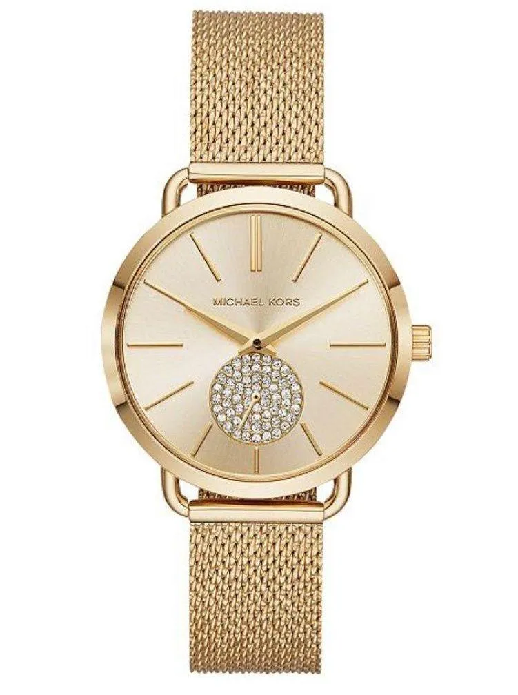 Authentic Michael Kors Portia mesh bracelet watch
