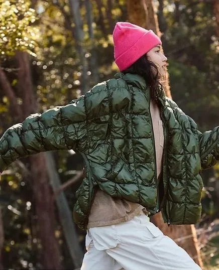Free People Pippa
Packable Puffer Green Size M