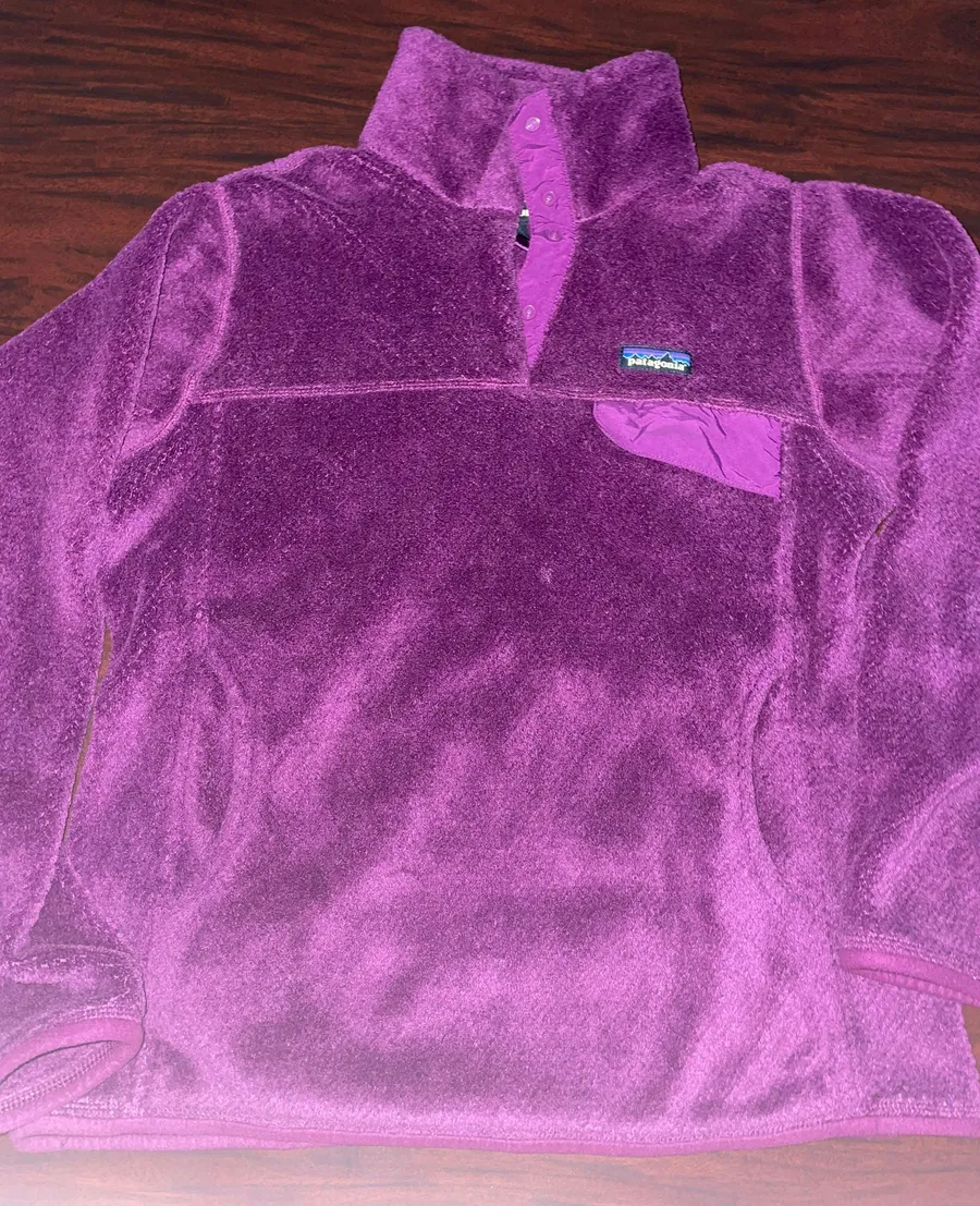 Purple Polartec Fleece Re-Tool Snap-T Pullover Jacket Size Medium