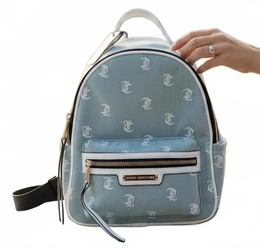 Juicy Couture Light Blue Denim Mini Backpack