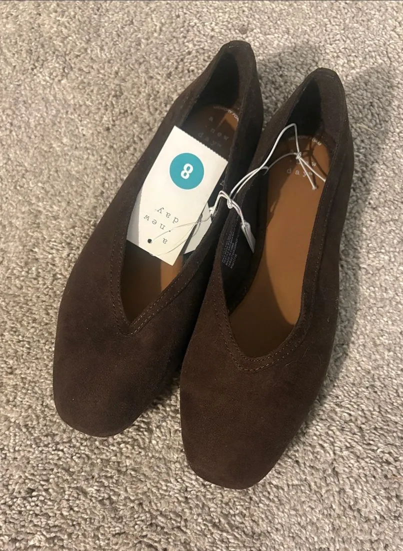 Ardene Dark Brown Suede Slip