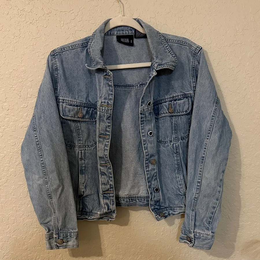 Vintage Bill Blass Light Blue Denim Jacket 7