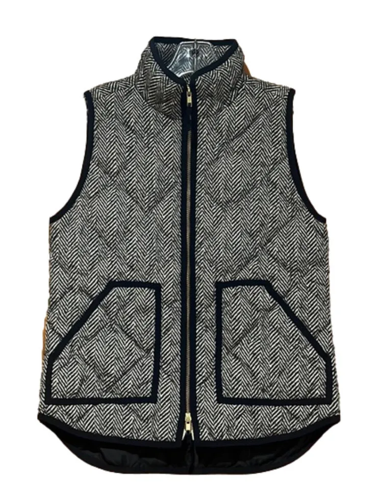 J Crew Down Filled Quilted Vest Extra Small