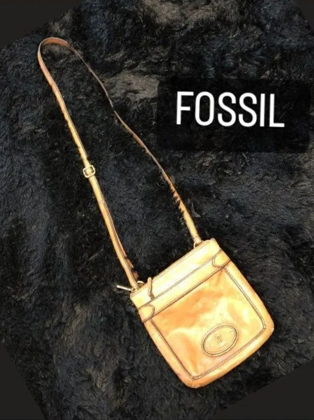 FOSSIL leather purse bag crossbody