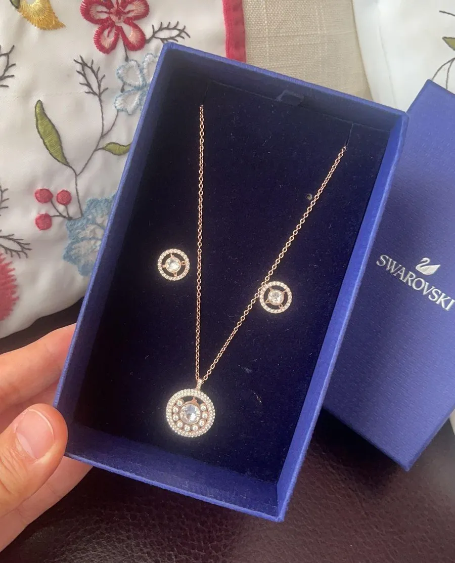 crystals cubic zirconia stone jewelry set