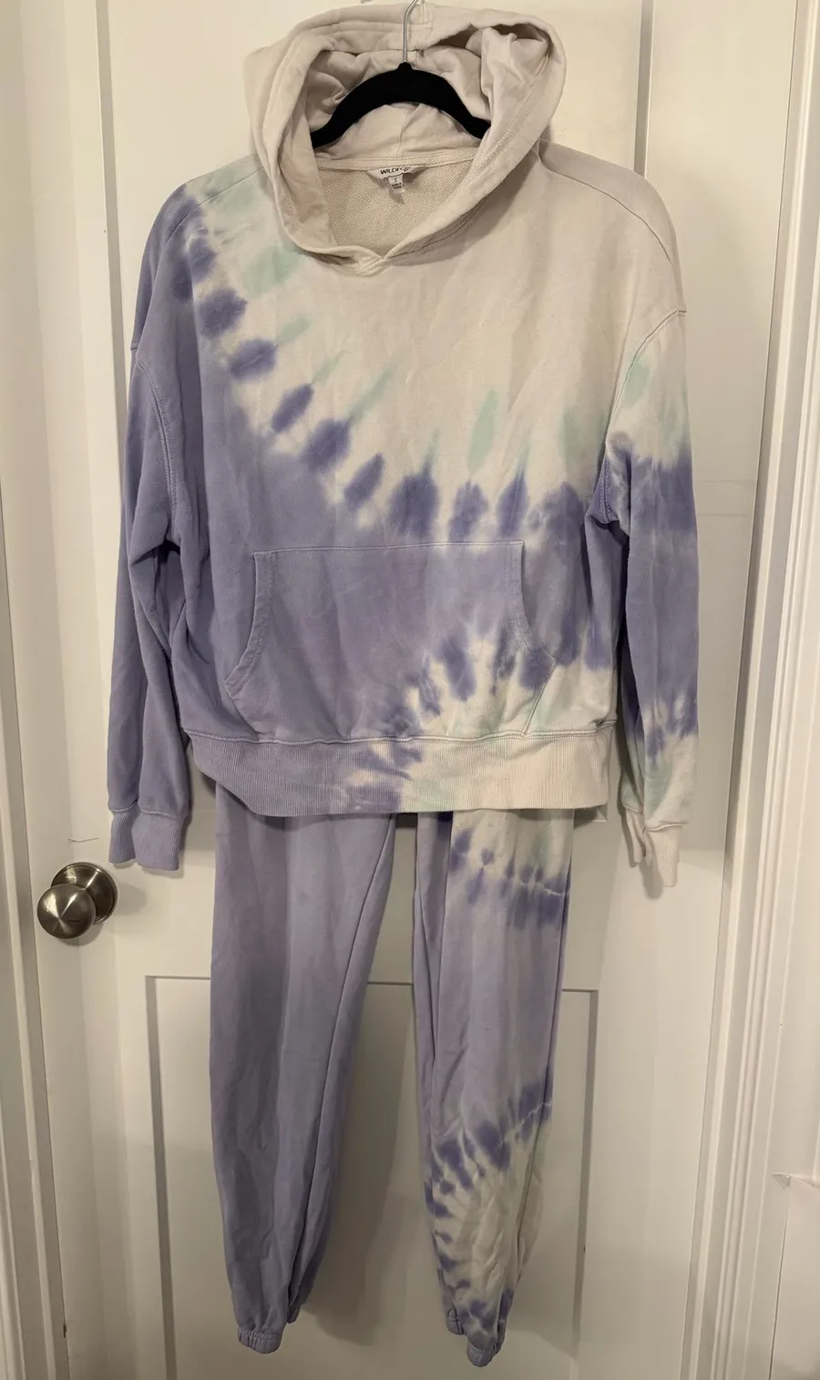 Wildfox Hoodie and Sweatpants Set Tie-Dye