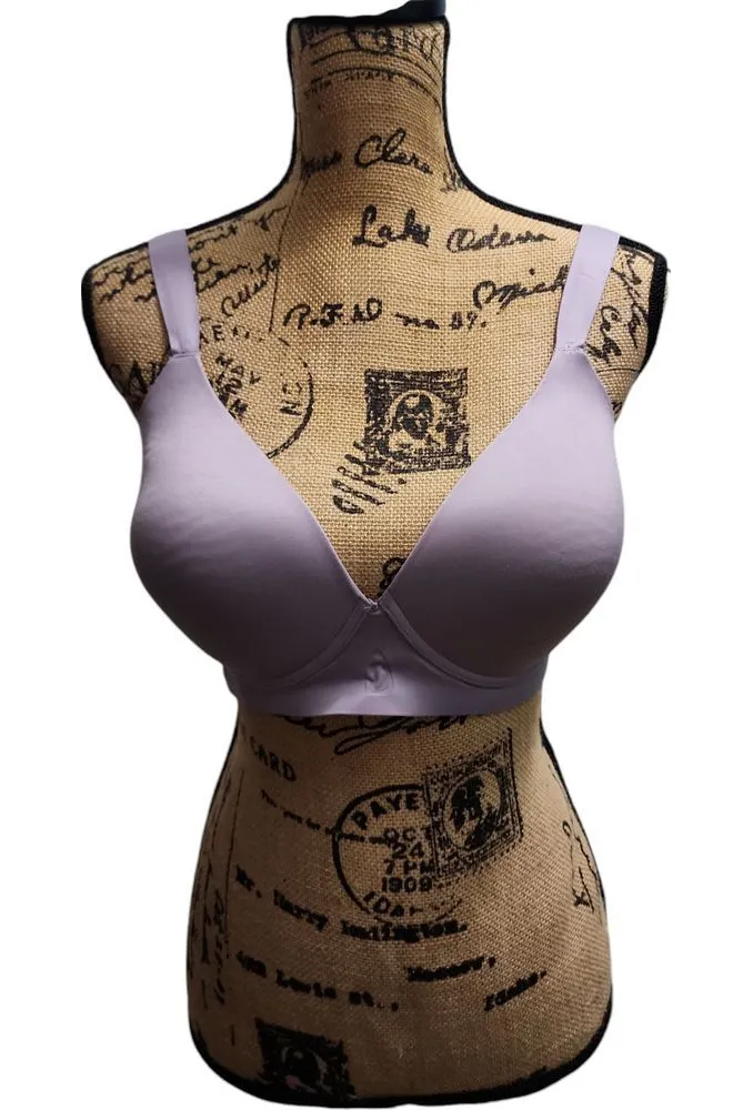 Bali Comfort Revolution Lavender Wireless Bra Smooth Seamless Everyday Wear