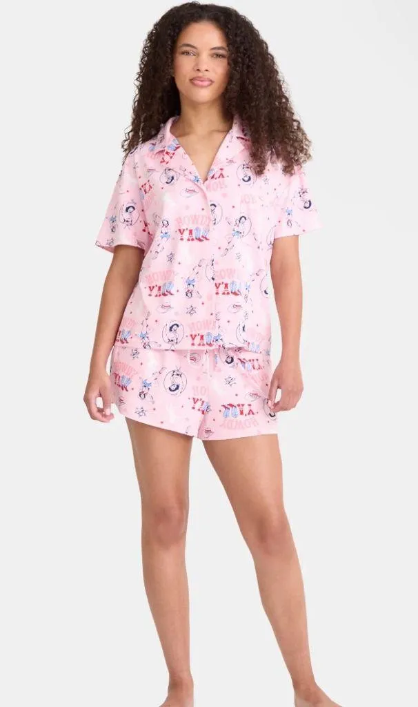 CELEBRATE Patriotic Womens Shorts PJ Set Size 2X 18W