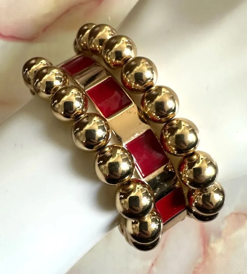 Bundle of 3 gold tone bracelets