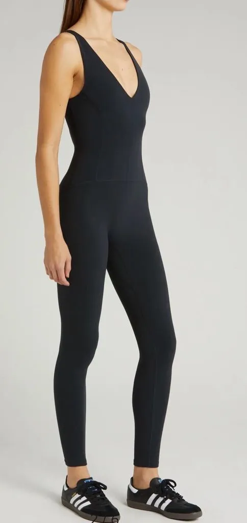 🖤 FP Movement Never Better Jumpsuit Size XS Strappy Back Activewear 🏃♀️