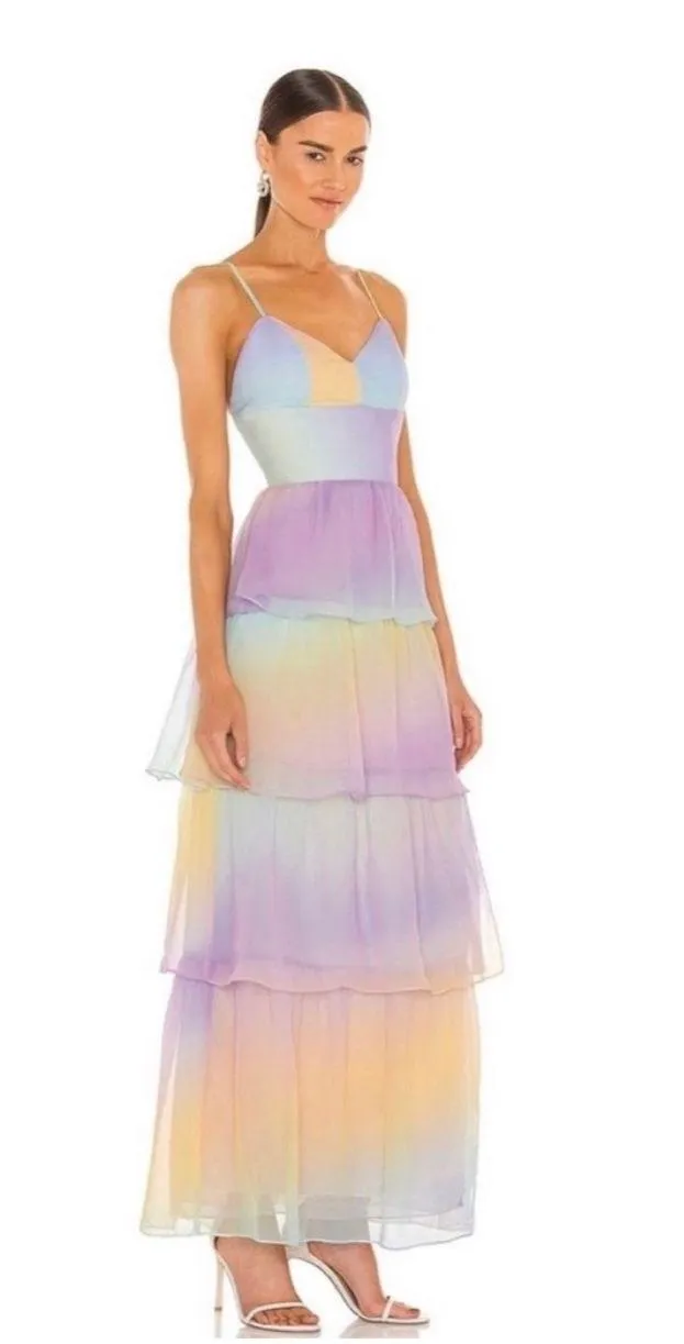 Thaddea Rainbow Maxi Dress