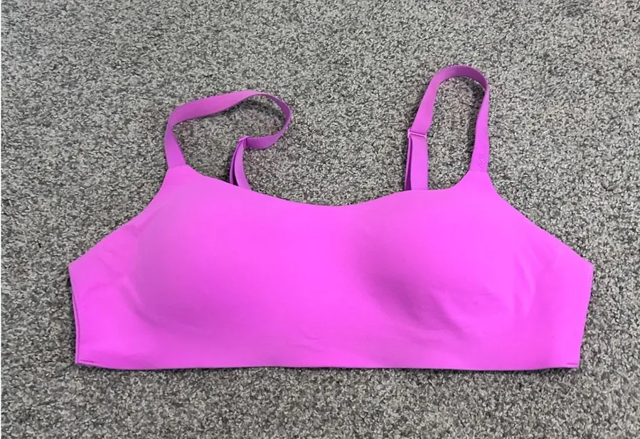 Smoothez by Aerie Wireless Bra Neon Pink Magenta Seamless Bralette Womens Large