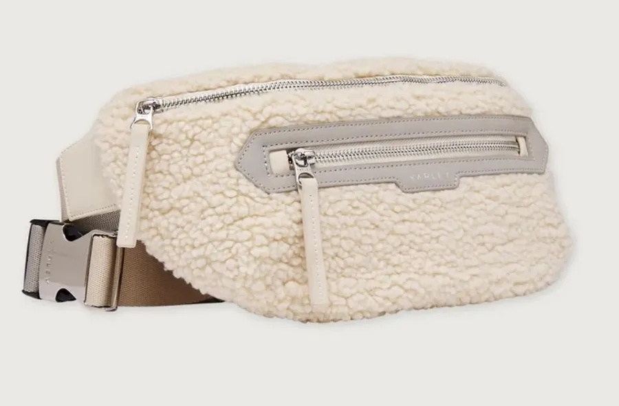 NWOT Varley Kansa Sherpa Belt Bag in Sandshell