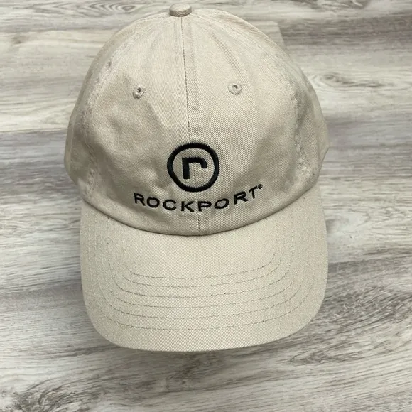 Tan with Black Logo Adjustable 100% Cotton Hat / Ball Cap One Size