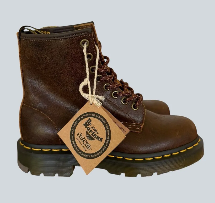 Dr. Martens NEW Unisex 1460 SR Brown Lace Up Boot Size 6 or 4 #267020