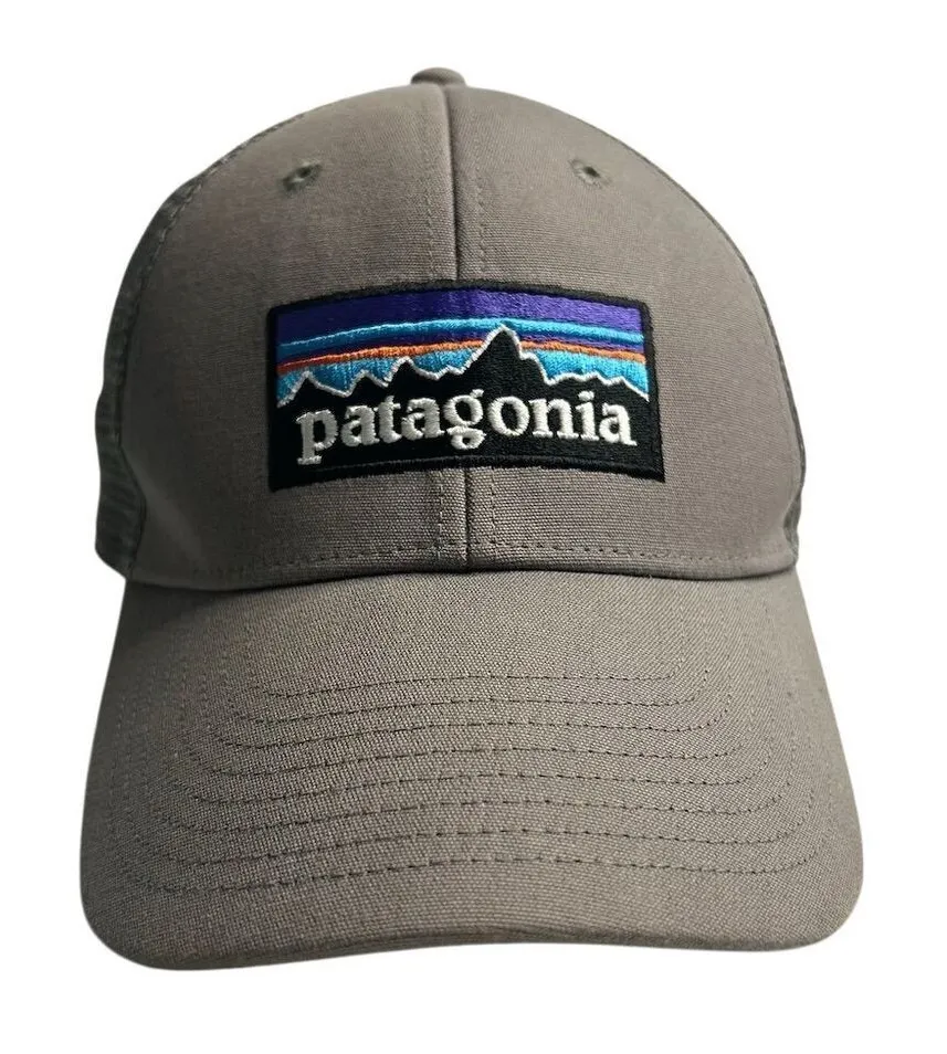 Patagonia Unisex Gray Trucker Cap Snapback Mesh Hat Casual