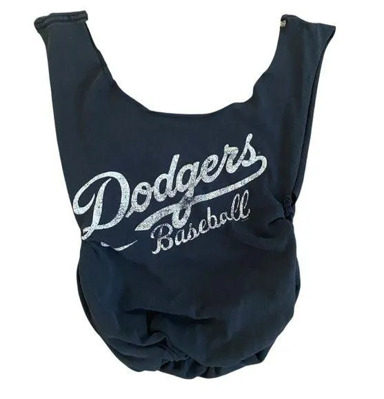 Los Angeles DODGERS * One of a Kind * Black DIY Tote Purse Bag