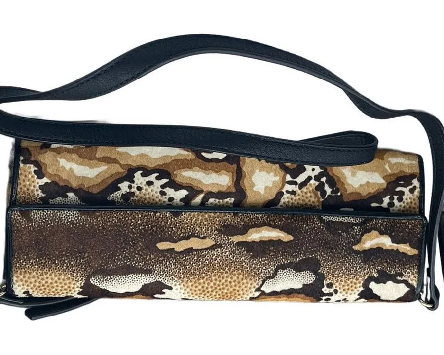 Aldo leather Chetah print crossbody clutch
