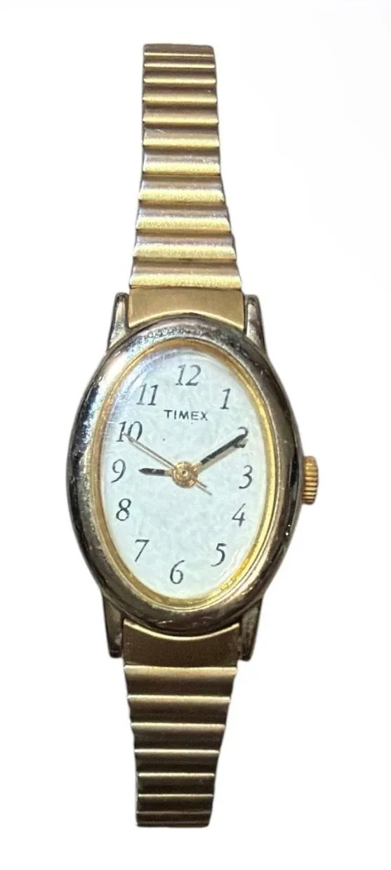 Timex Women's Cavatina Gold-Tone Expansion Band Watch