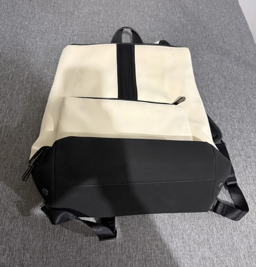 Caraa X Athleta Convertible Backpack Neoprene Color Bone