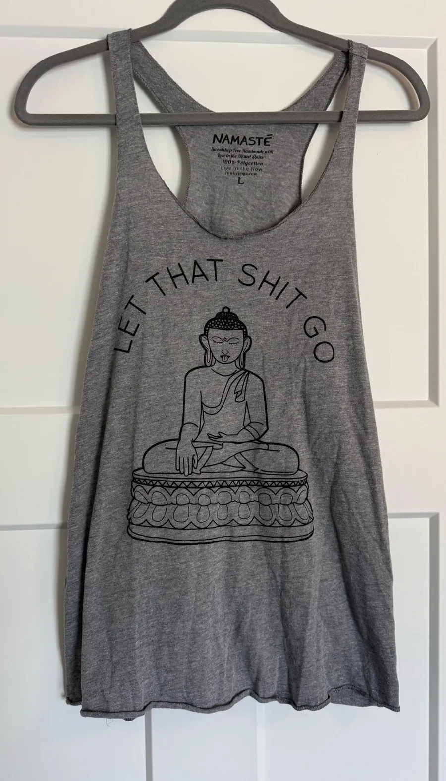 Namaste tank Gray Size L