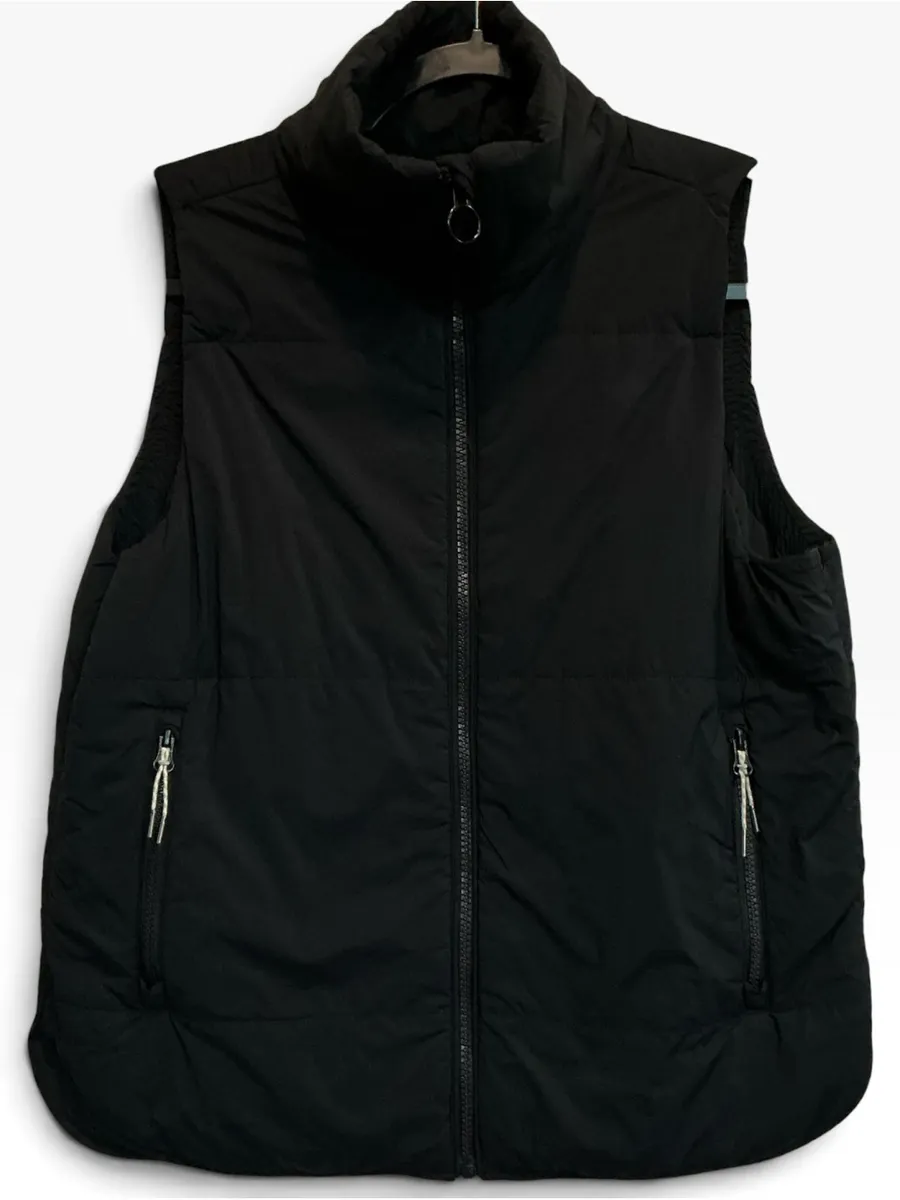 Vuori Canyon Insulated Vest Black Lightweight Water Resistant Puffer Jacket S