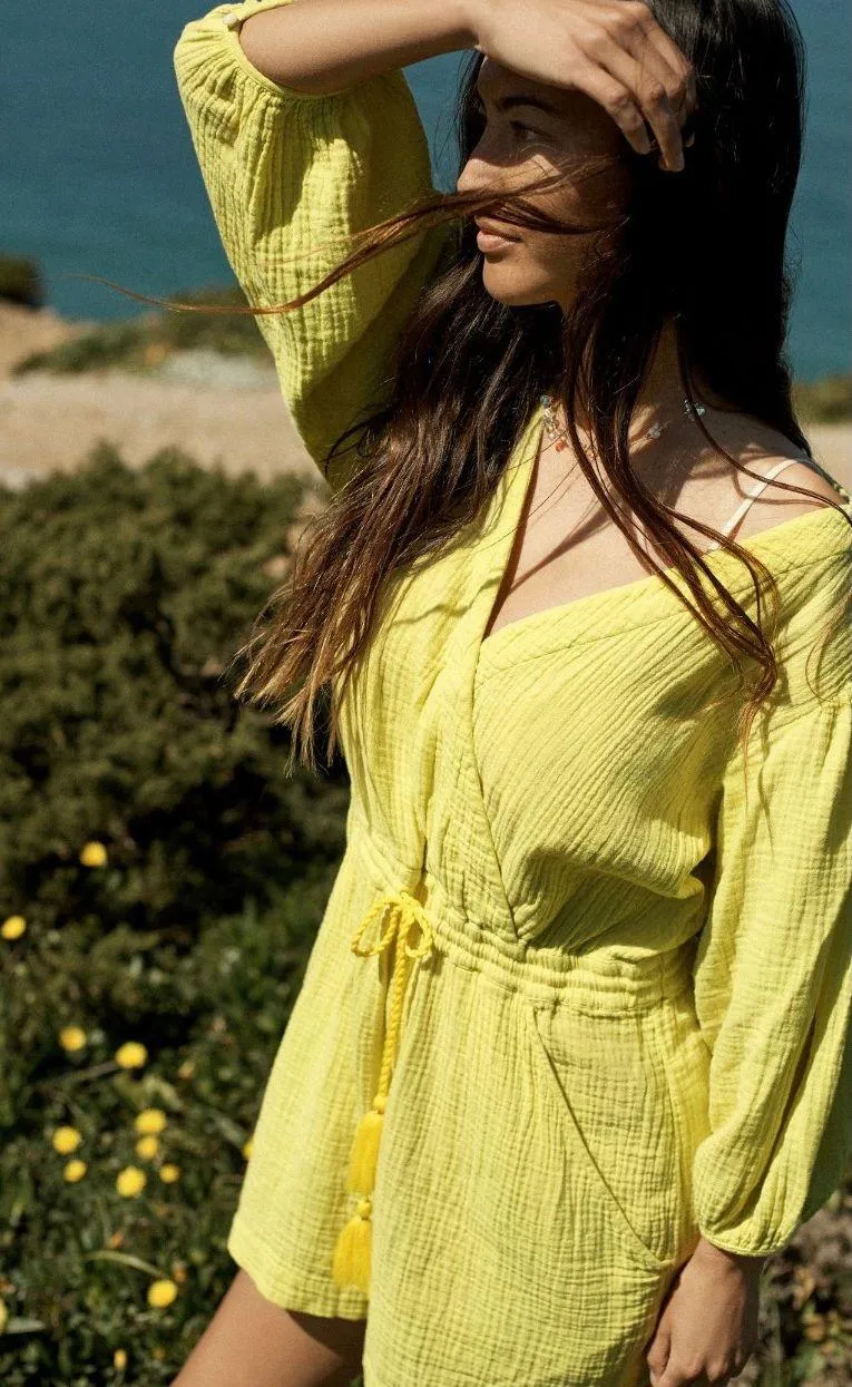 Maeve Celia Gauzy Romper