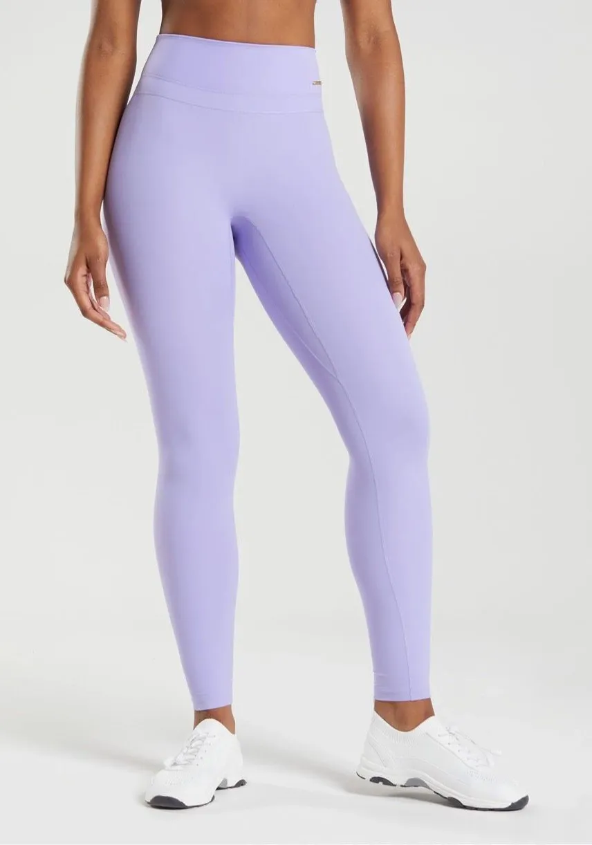 Gymshark Whitney Simmons Wildflower Purple Leggings Medium High Rise