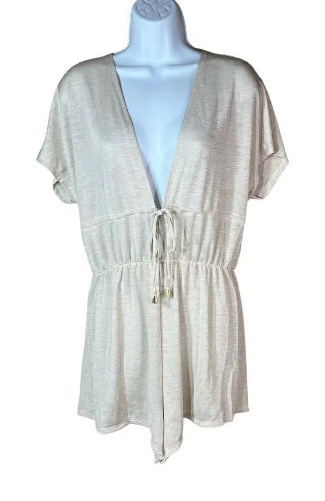 Victorias Secret Semi Sheer Romper Size Medium