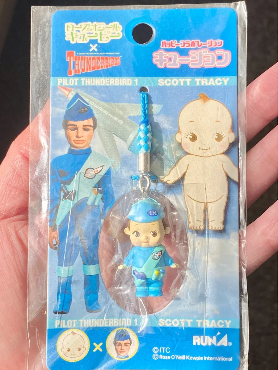 Kewpie x Thunderbirds collaboration Exclusive phone charm/bag charm💕 Blue