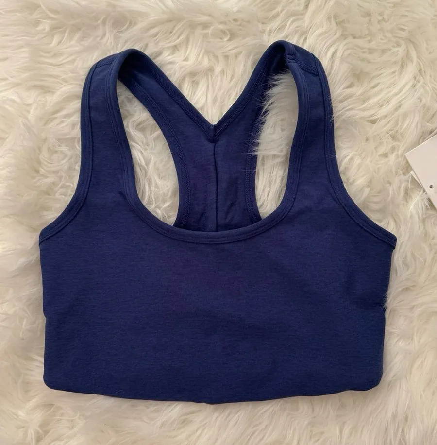 Beyond Yoga Spacedye Simplicity Bra Eternal Blue Heather XS