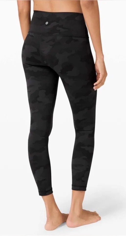Lululemon Wunder Under High-Rise Tight 25" Heritage 365 Camo Size 14