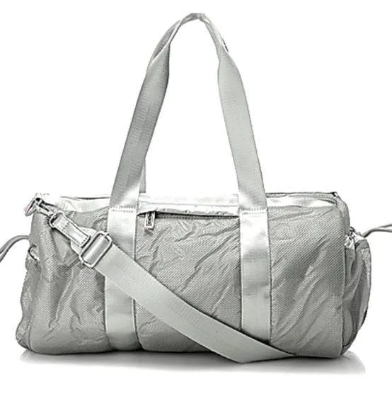 Wildfox Lightweight Mesh Duffle Bag in Silver