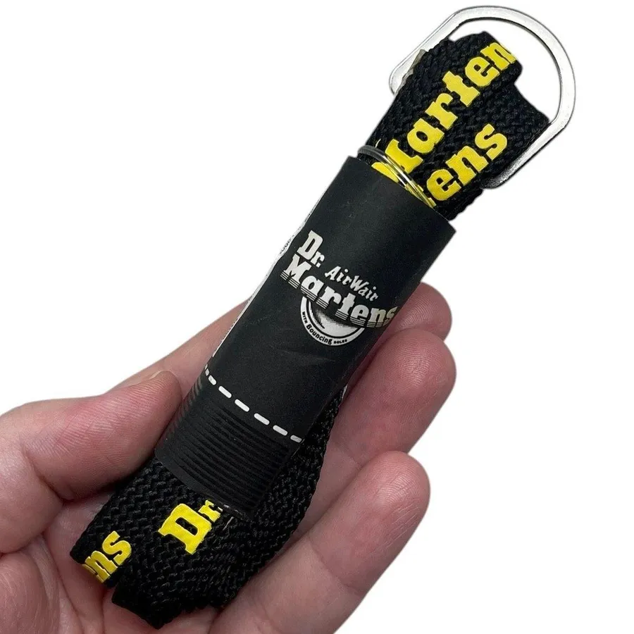 Dr. Martens Logo Black & Yellow Shoe Boot Laces 8-10 Eye (140cm/55 Inches)