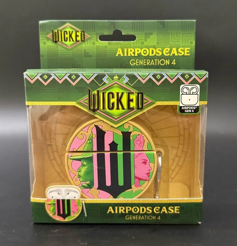 WICKED Elphaba & Glinda Airpods Case Generation 4 NEW Green