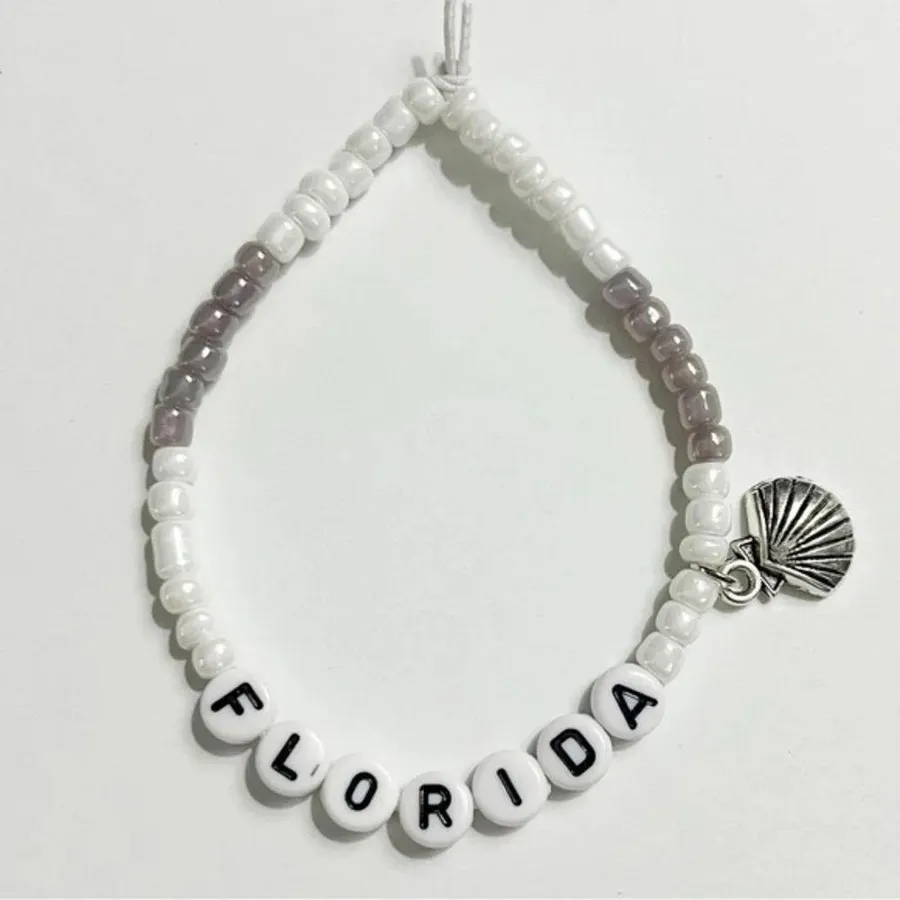 Taylor Swift Eras Tour Friendship Bracelet TTPD Florida w/ Charm