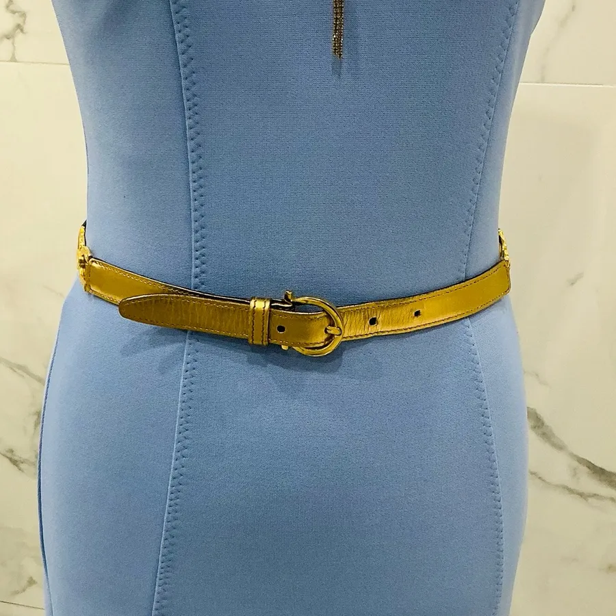 Ladies SALVATORE FERRAGAMO leather belt๐
