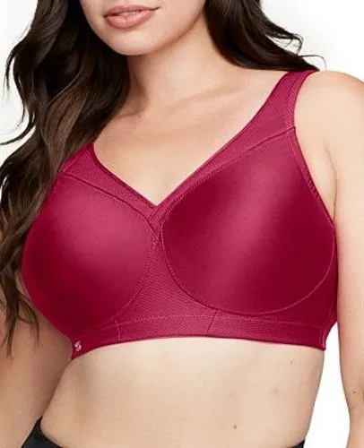 Glamorise 46I Sport Bra Plus Size Magic Lift Seamless 1006 Medium Impact Pink