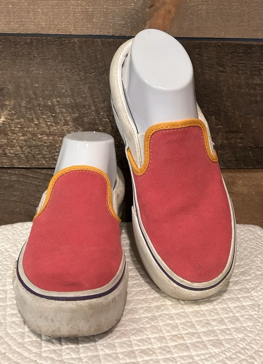 Vans Classic Slip On Platform Suede Shoes Size M4 W5.5