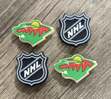 Minnesota Wild Hockey Team Charm For Crocs Shoe Charms