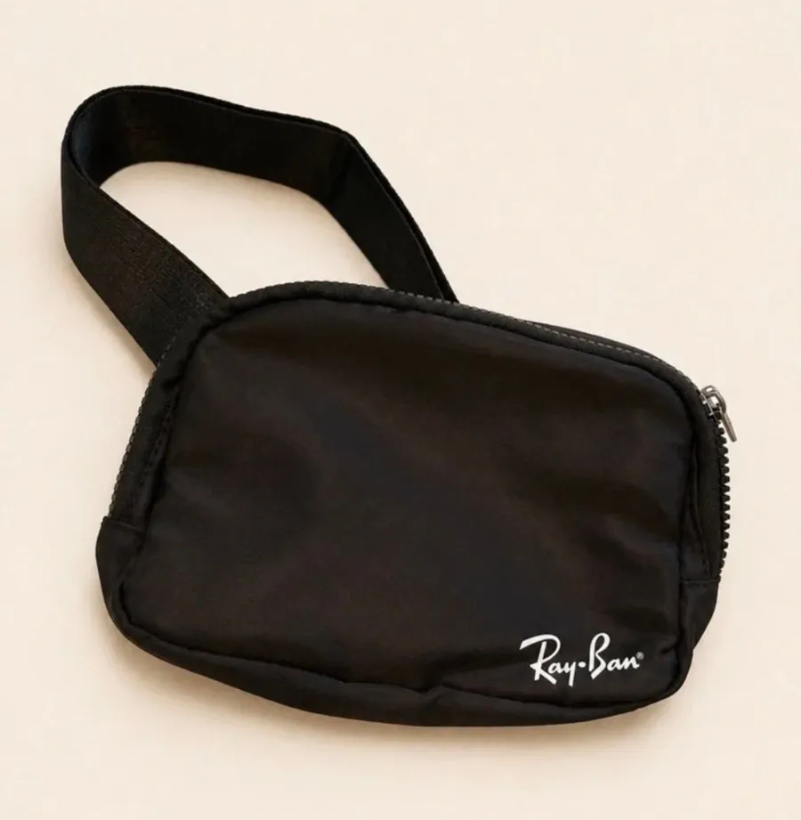 Ray-Ban Black Waist/Belt Bag with Logo