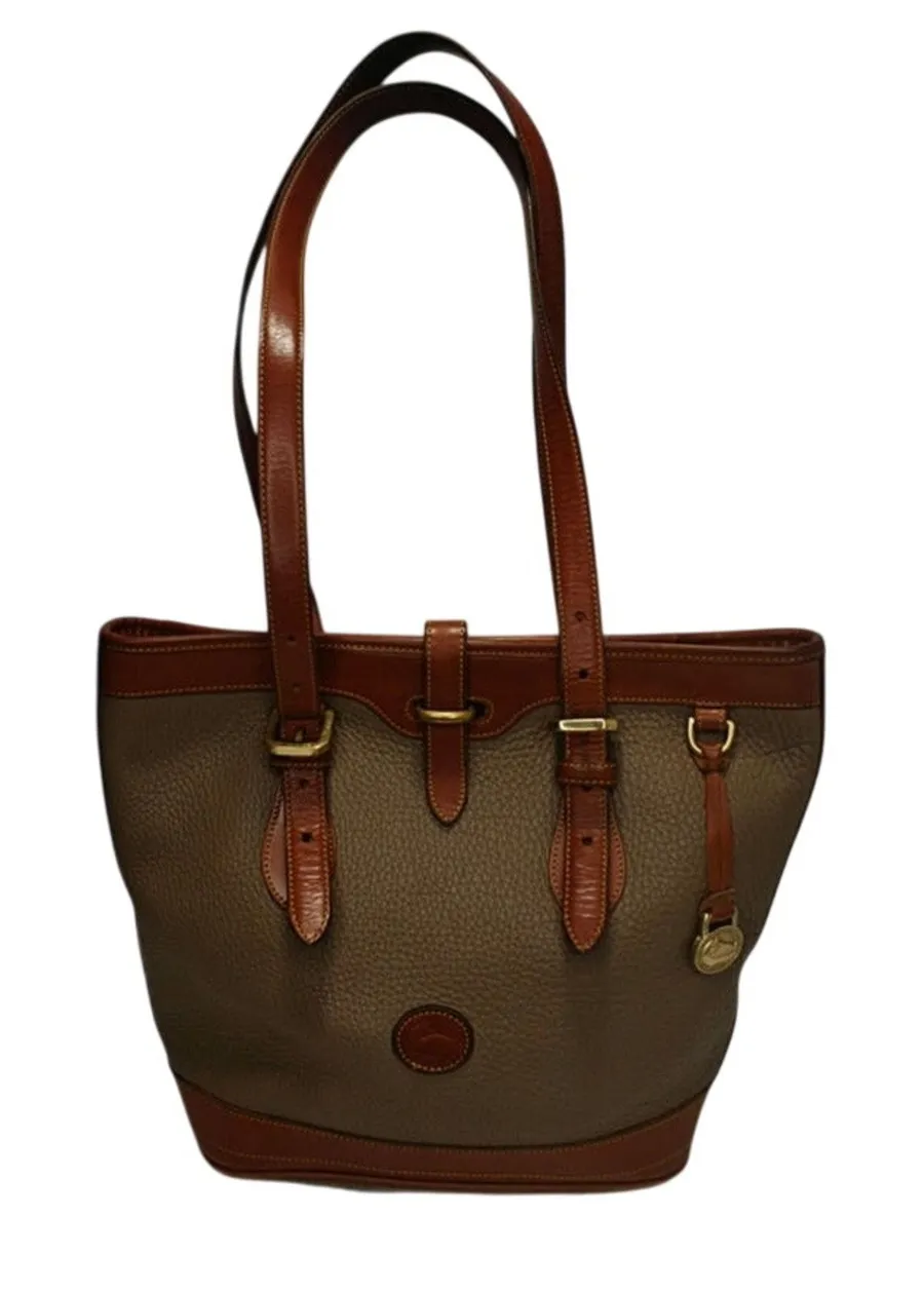 Vintage Tan Dooney & bourke bucket bag