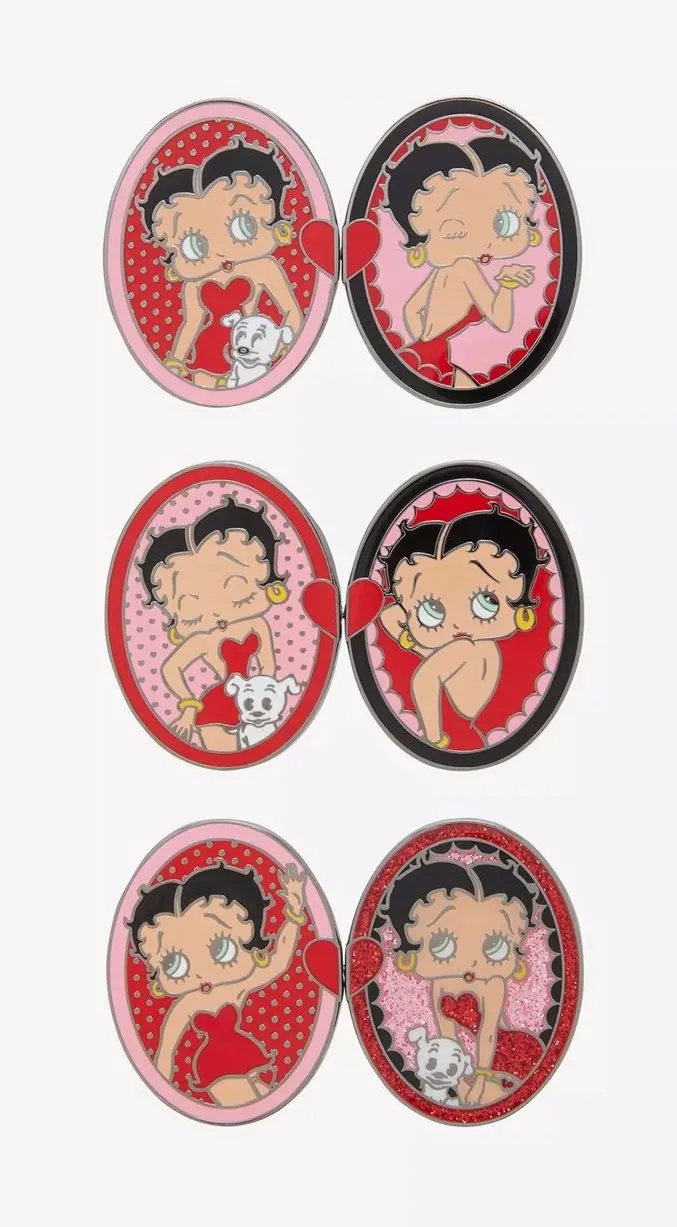 Full set Whatever! Makes You Happy Betty Boop Cameos Blind Box Enamel Pin
