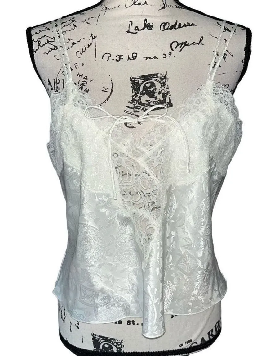 Victoria’s Secret lace silky camisole medium