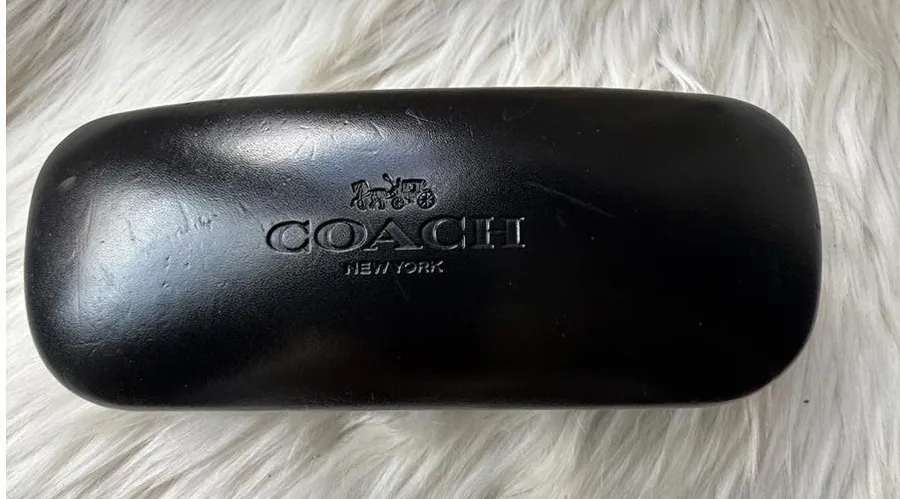 Coach Black Hard Eyeglasses Case